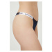 Dámske tangá HIGH LEG THONG UW0UW05160 C1G tm. modrá - Tommy Hilfiger