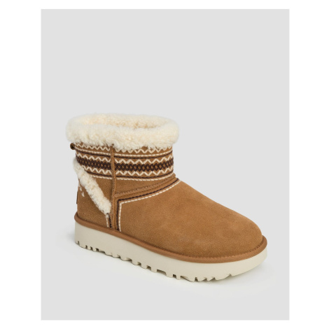 Dámske Topánky Ugg Classic Mini Atherson Hnedé