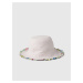Biely dievčenský obojstranný klobúk GAP