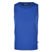 James & Nicholson Pánske športové tričko bez rukávov JN305 - Kráľovská modrá / biela
