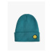 Koton Emoji Embroidered Beanie with Fold Detail