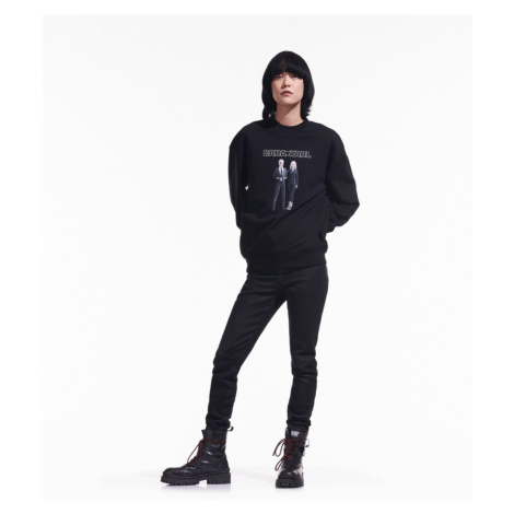 Mikina Karl Lagerfeld Klxcd Avatar Sweatshirt Čierna