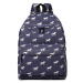 Konofactory Modrý vzorovaný ruksak do školy „Horses“ 11L