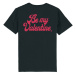 Ruka Hore tričko Be My Valentine Čierna