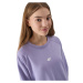 Dievčenská mikina 4F JUNIOR SWEATSHIRT-4FJWSS24TSWSF0920-52S-LIGHT VIOLET