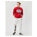 Koton Racing Theme Jogger Sweatpants Printed Tie Waist, Double Pocket.