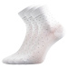 Lonka Fiona Dámske ponožky s voľným lemom - 3 páry BM000001333700100047 biela