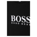 Detské bavlnené tričko Boss čierna farba, s potlačou