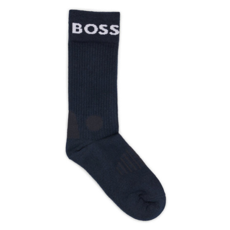Boss Vysoké pánske ponožky 50467707 Modrá Hugo Boss