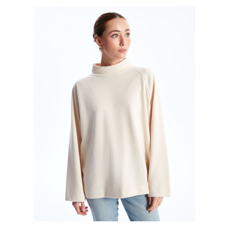 LC Waikiki High Collar Plain Long Sleeve Women's T-Shirt