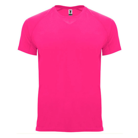 Roly Bahrain Pánske funkčné tričko CA0407 Fluor Pink 228
