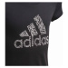 adidas YG BADGE OF SPORT TEE Dievčenské tričko, čierna, veľkosť