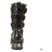 topánky kožené NEW ROCK Girdle Boots (474-S1) Black Čierna