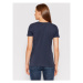 Tommy Jeans Tričko Tjw Skinny Stretch DW0DW09197 Tmavomodrá Slim Fit