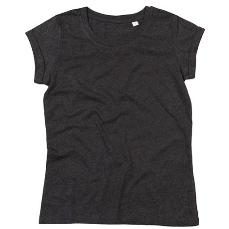 Mantis Dámske tričko z organickej bavlny P81 Charcoal Grey Melange