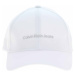 Calvin Klein dámská kšiltovka K60K6088490LI White-Silver Logo K60K6088490LI