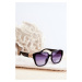 Women's sunglasses with gold details UV400 black