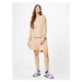 Nike Sportswear Nohavice 'Phoenix fleece'  svetlobéžová / biela