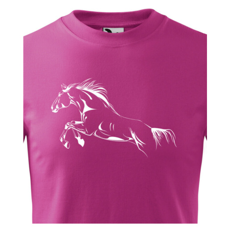 Detské tričko s úžasnou potlačou koně - skvelý darček na narodeniny