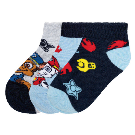 Chlapčenské ponožky, 3 páry (Labková patrola)