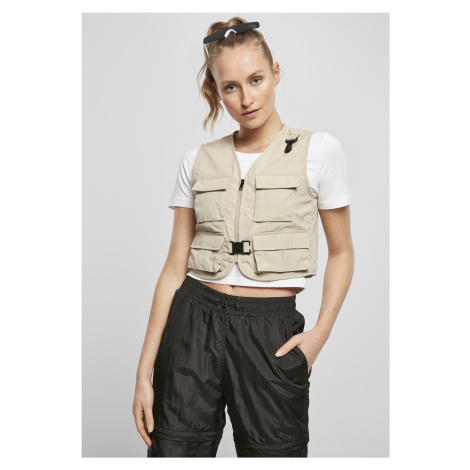 Women's short tactical vest made of concrete Urban Classics