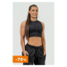 NEBBIA Dámsky crop top s vysokou podporou INTENSE Mesh