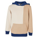 Boys' Oversized Color Block Hoody Union Beige/Softseagrass