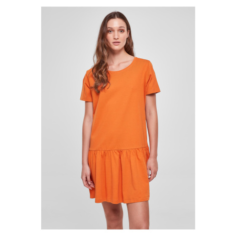 Women's dress Valance dark orange Urban Classics
