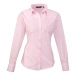 Premier Workwear Dámska košeľa s dlhým rukávom PR300 Pink -ca. Pantone 1895