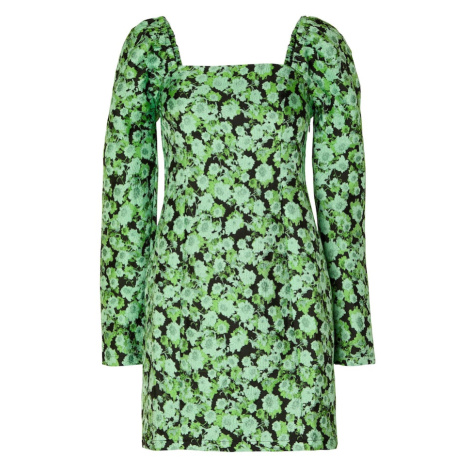 SELECTED FEMME Šaty 'Natalie'  zelená / svetlozelená / čierna