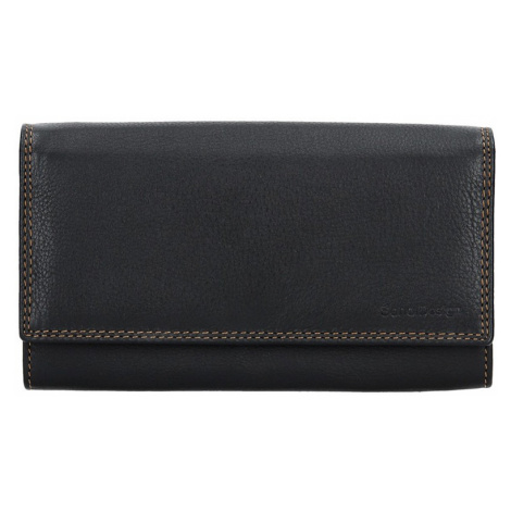 Dámska kožená peňaženka SendiDesign Alena - čierna Sendi Design