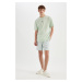 DEFACTO Relax Fit Jean Bermuda Shorts