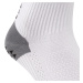 Krátke protišmykové futbalové ponožky VIRALTO II MiD biele