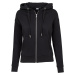 Women's classic zip-up sweatshirt in black