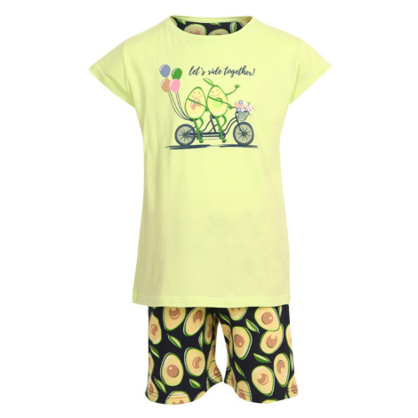 Dievčenské pyžamo Cornette avocado (787/77)