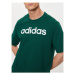 Adidas Tričko Essentials Single Jersey Linear Embroidered Logo T-Shirt IJ8658 Zelená Regular Fit