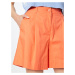 UNITED COLORS OF BENETTON Plisované nohavice  oranžová