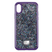 Puzdro na mobil Swarovski iPhone® X/XS fialová farba