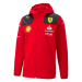 Ferrari pánska bunda s kapucňou Softshell official red F1 Team 2023