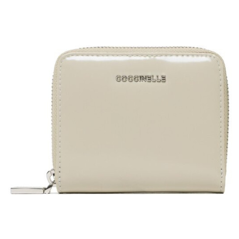 Coccinelle Malá dámska peňaženka MX8 Metallic Shiny Calf E2 MX8 11 A2 01 Béžová