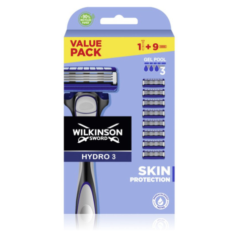 Wilkinson Sword Hydro3 Skin Protection holiaci strojček + náhradné hlavice
