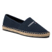 Tommy Jeans Espadrilky Espadrille EN0EN01815 Tmavomodrá