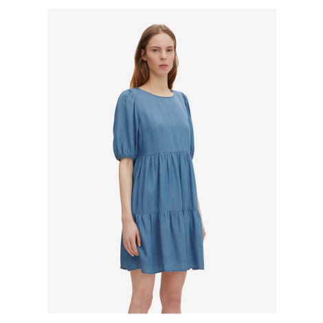 Blue Women's Short Dress Tom Tailor Denim - Women
