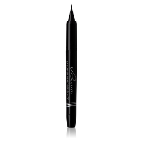 Luvia Cosmetics Eyeliner Pen vodeodolné očné linky s matným efektom odtieň Deep Black