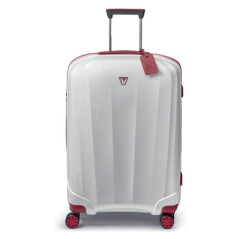 Biele dámske cestovné kufre