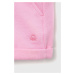 Detské bavlnené šortky United Colors of Benetton ružová farba, jednofarebné, nastaviteľný pás