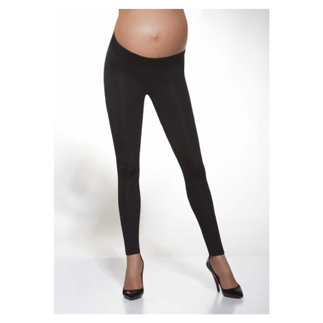 Bas Bleu SUZY PZ maternity leggings made of knitted fabric and a comfortable welt