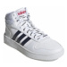 Rekreačná obuv ADIDAS Hoops 2.0 Mid cloud white legend ink scarlet