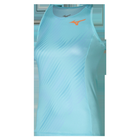 Dámské tílko Mizuno Printed Tank Tanager Turquoise S