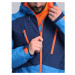 Loap Lawur Pánska lyžiarska bunda OLM2215 Estate Blue | Orange